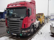 šlepanje beogradskog kamiona po teškim vremenskim uslovima