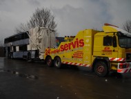 šlepanje havarisanog autobusa