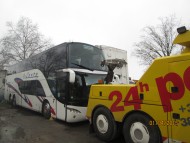 šlepanje lastinih autobusa